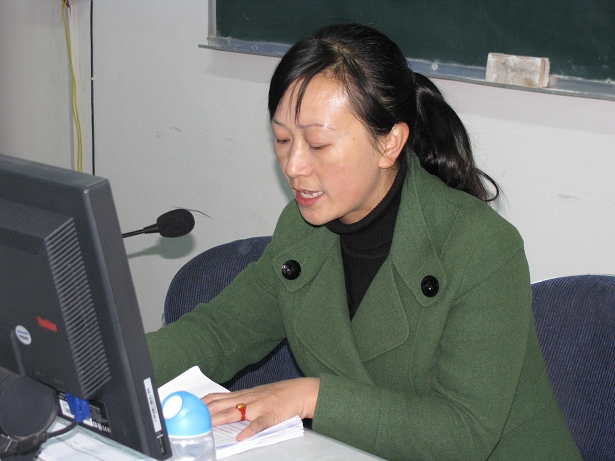 张莉老师来我系讲学